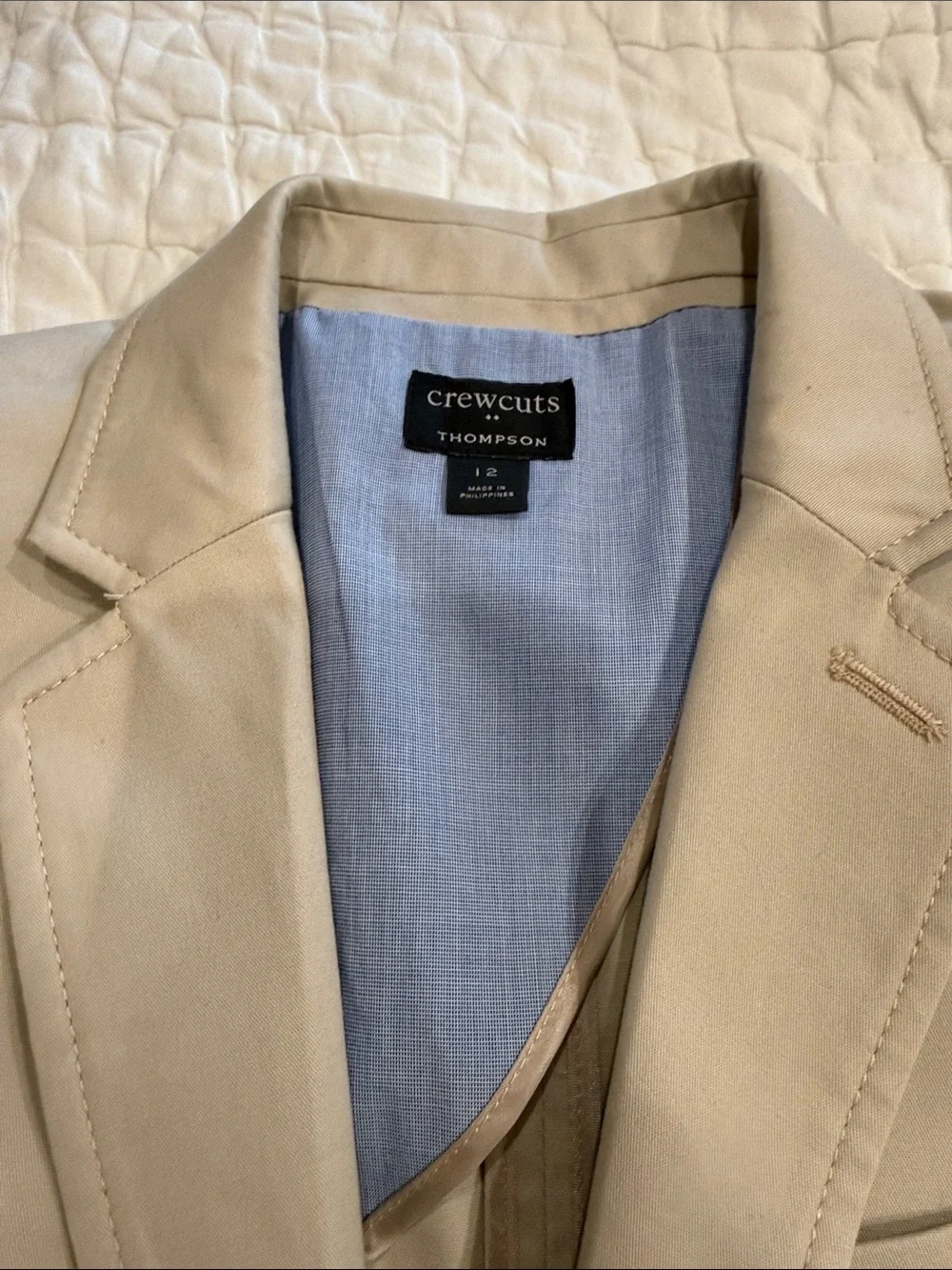 Crewcuts Beige Single-Breasted Sport Coat